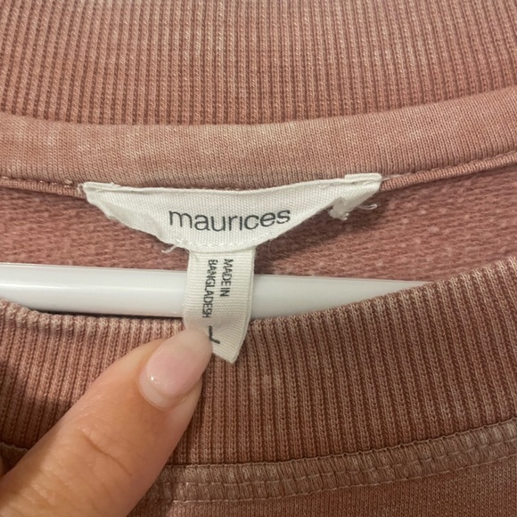 Maurice’s Studded Pink Sweatshirt - Picture 3 of 3